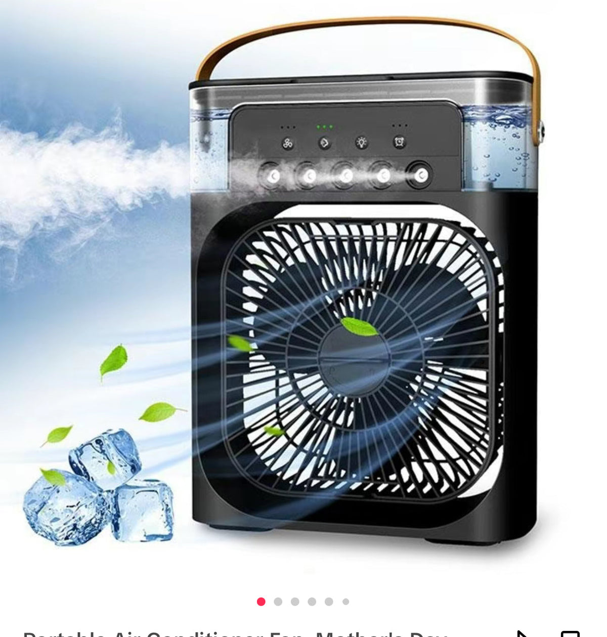 Portable 3-in-1 Air Cooler Fan â€“ Mini AC for Room, Office & Car | Fast Cooling + Humidifier | Ships from USA ðŸ‡ºðŸ‡¸ | TikTok & Amazon Hot Seller!