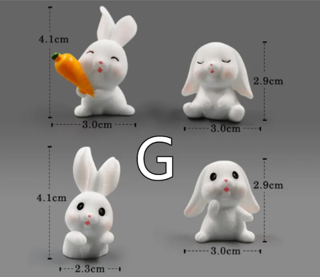 Mini Resin Animal Figurines â€“ DIY Micro-Landscape Decor
