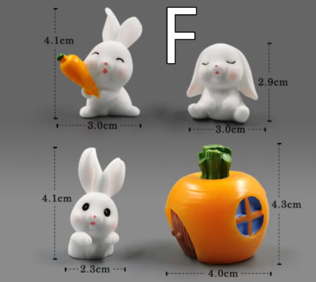 Mini Resin Animal Figurines â€“ DIY Micro-Landscape Decor